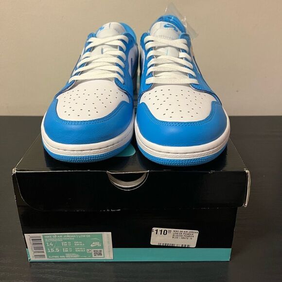 Nike SB Air Jordan 1 Low Dark Powder Blue 14 Unc​ main image 4